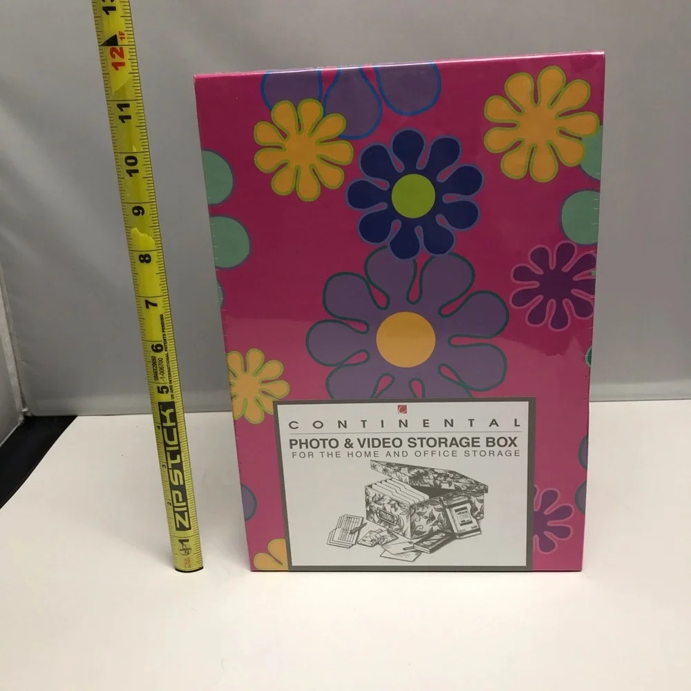 Flower Power 1960s Photo Memory Box